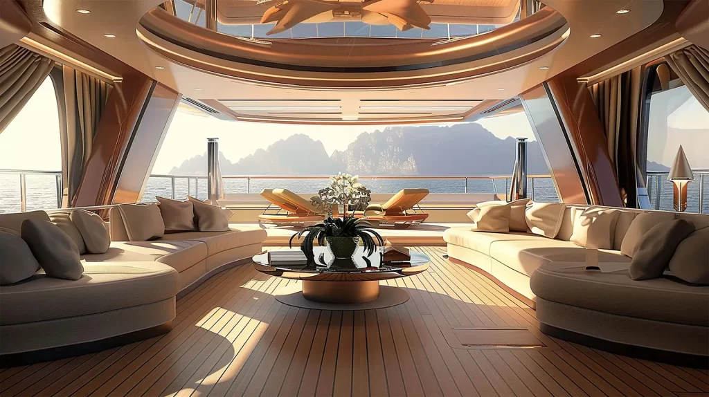 luxury yacht interiors